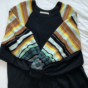 Free people balloon sleeve sweater